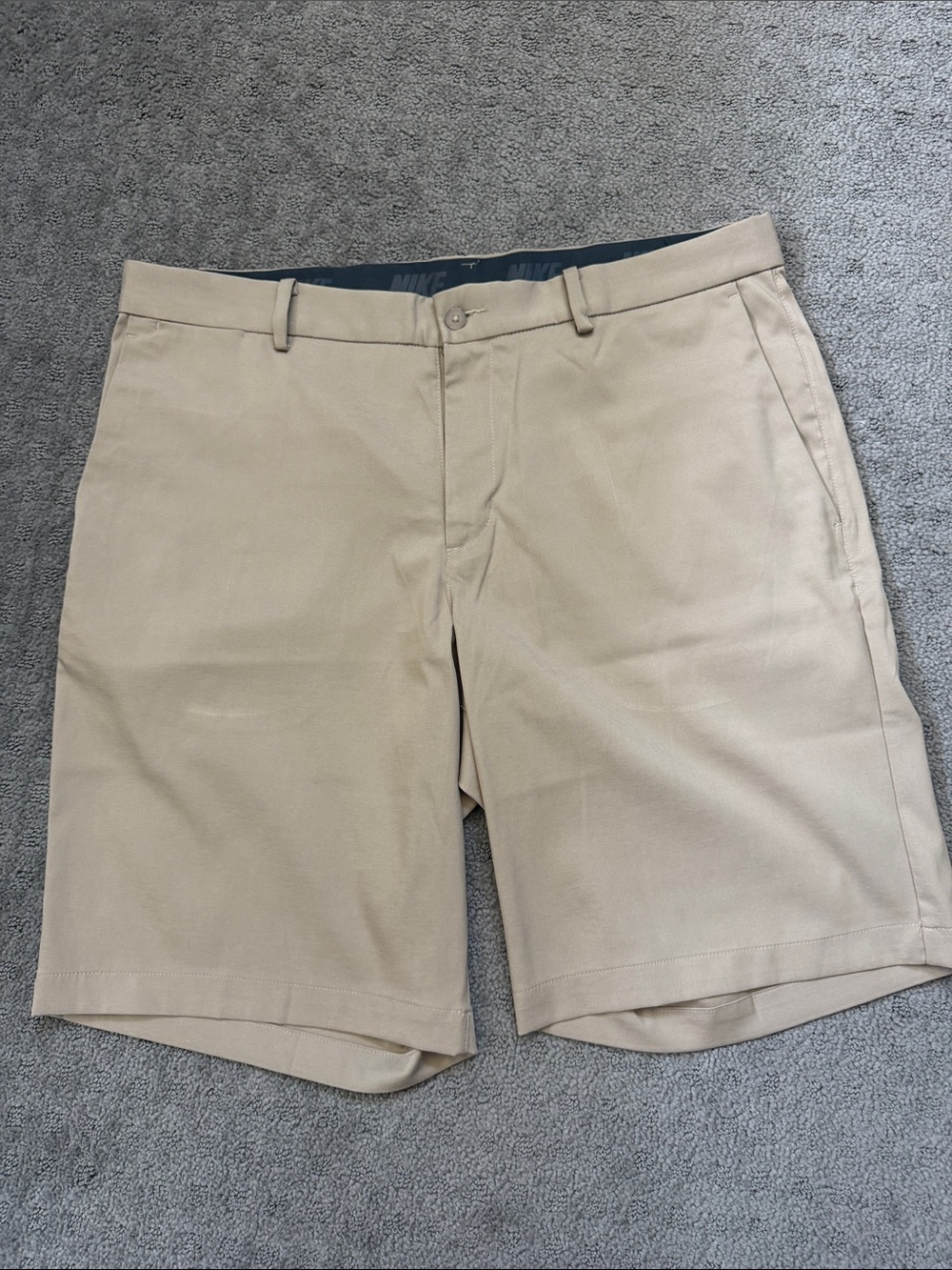 Men's Nike  Khaki Performance Shorts